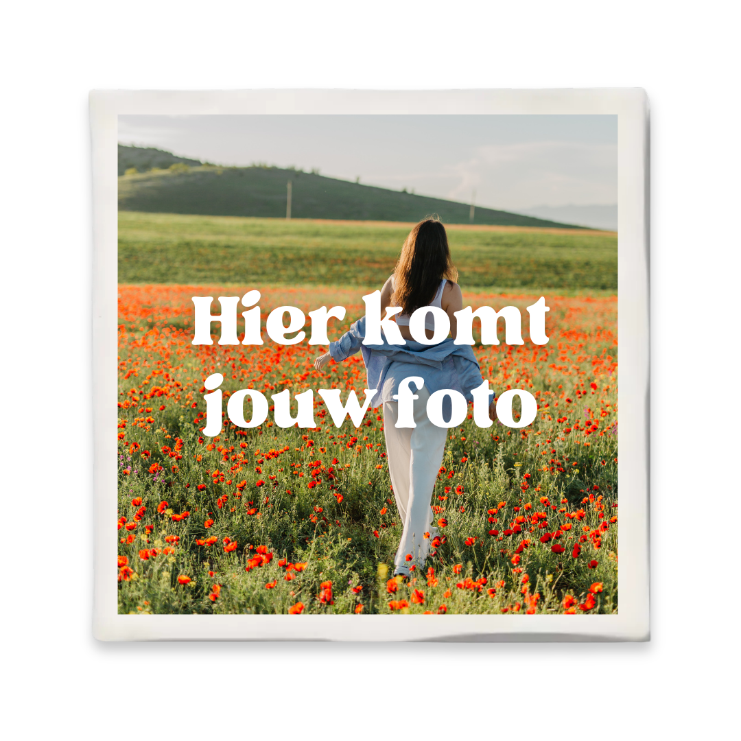 Custom tegeltje met eigen foto - 10x10 cm - Kleur