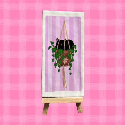 Houdertje voor tegeltjes - Houten ezel